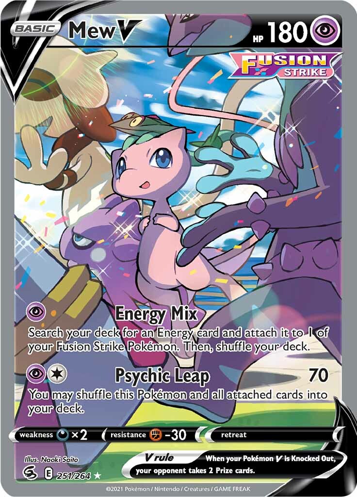 Mew V (251/264) [Sword & Shield: Fusion Strike] | Eastridge Sports Cards & Games