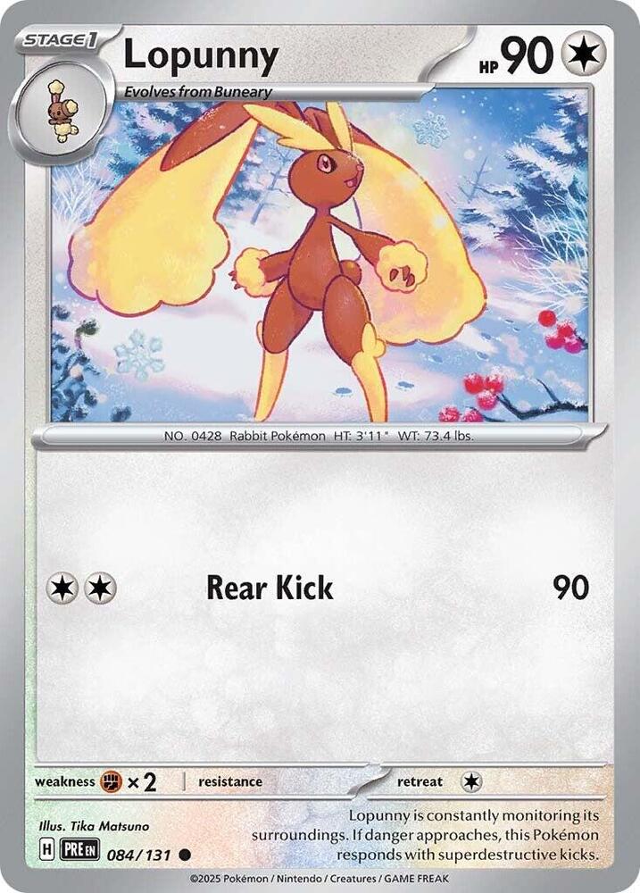 Lopunny (084/131) [Scarlet & Violet: Prismatic Evolutions] | Eastridge Sports Cards & Games