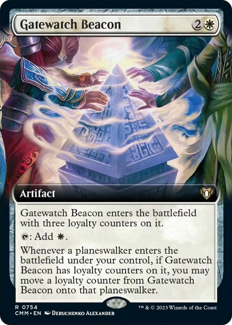 Gatewatch Beacon (Extended Art) [Commander Masters] | Eastridge Sports Cards & Games