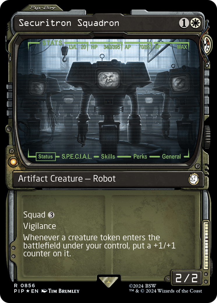 Securitron Squadron (Showcase) (Surge Foil) [Fallout] | Eastridge Sports Cards & Games