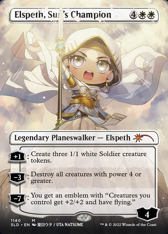 Elspeth, Sun's Champion (Borderless) (1140) [Secret Lair Drop Series] | Eastridge Sports Cards & Games