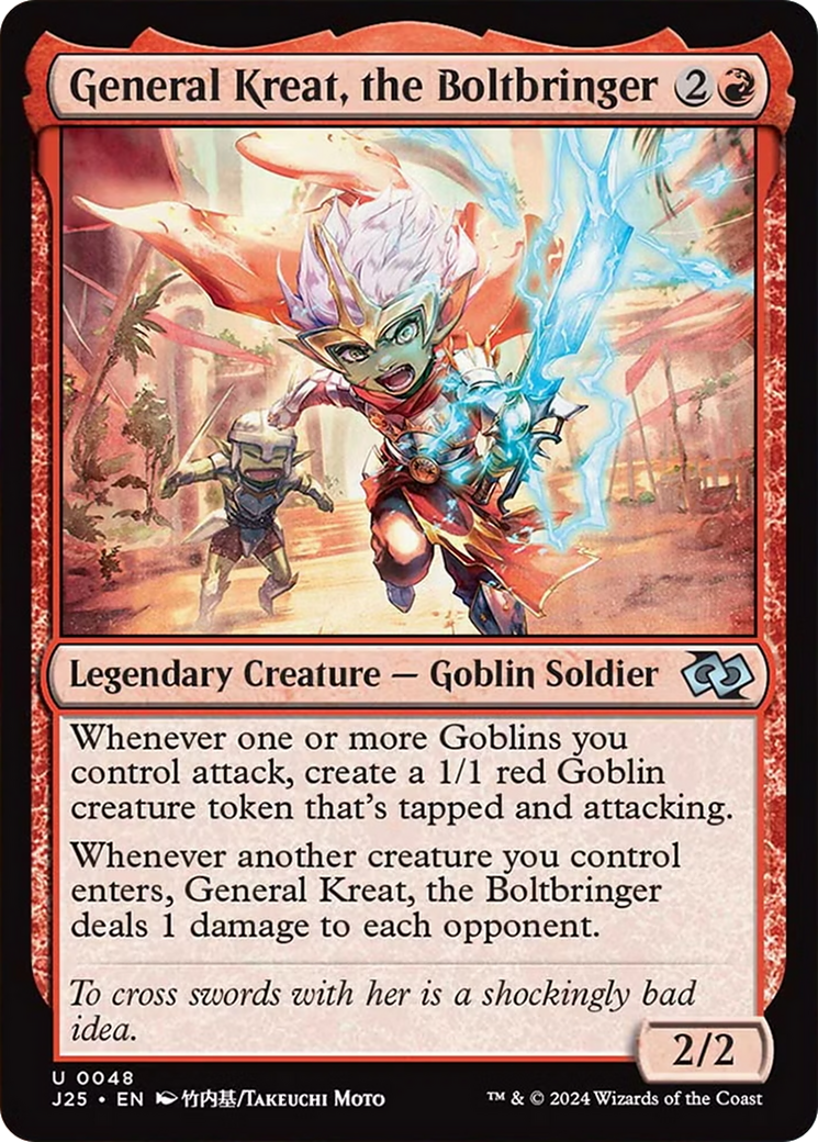 General Kreat, the Boltbringer (Anime) [Foundations Jumpstart] | Eastridge Sports Cards & Games