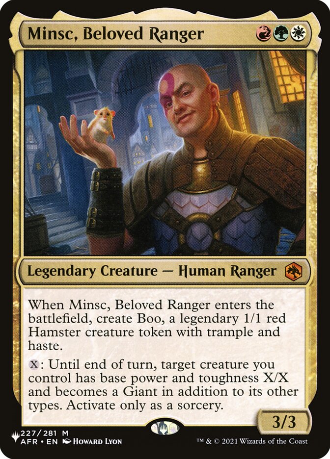 Minsc, Beloved Ranger [The List] | Eastridge Sports Cards & Games