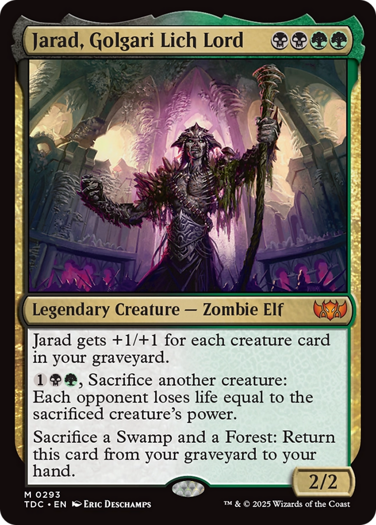 Jarad, Golgari Lich Lord [Tarkir: Dragonstorm Commander] | Eastridge Sports Cards & Games