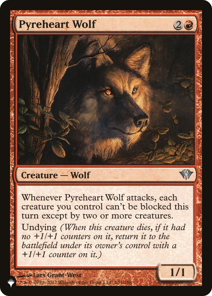 Pyreheart Wolf [The List] | Eastridge Sports Cards & Games