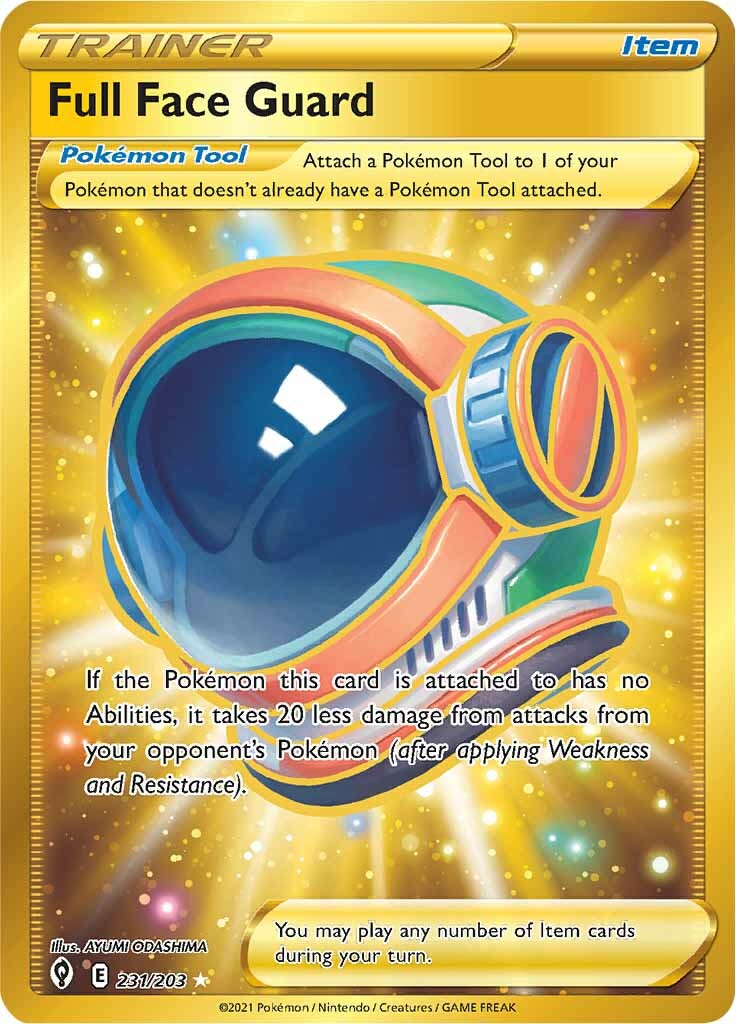 Full Face Guard (231/203) [Sword & Shield: Evolving Skies] | Eastridge Sports Cards & Games