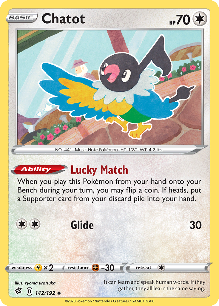 Chatot (142/192) [Sword & Shield: Rebel Clash] | Eastridge Sports Cards & Games