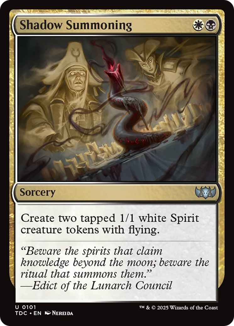 Shadow Summoning [Tarkir: Dragonstorm Commander] | Eastridge Sports Cards & Games