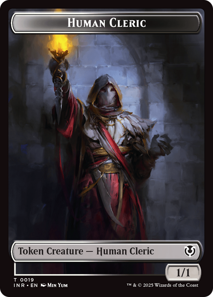 Demon // Human Cleric Double-Sided Token [Innistrad Remastered Tokens] | Eastridge Sports Cards & Games