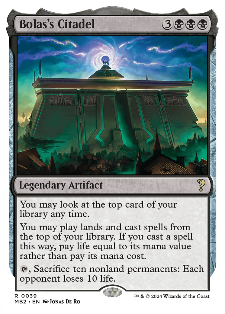 Bolas's Citadel (White Border) [Mystery Booster 2] | Eastridge Sports Cards & Games