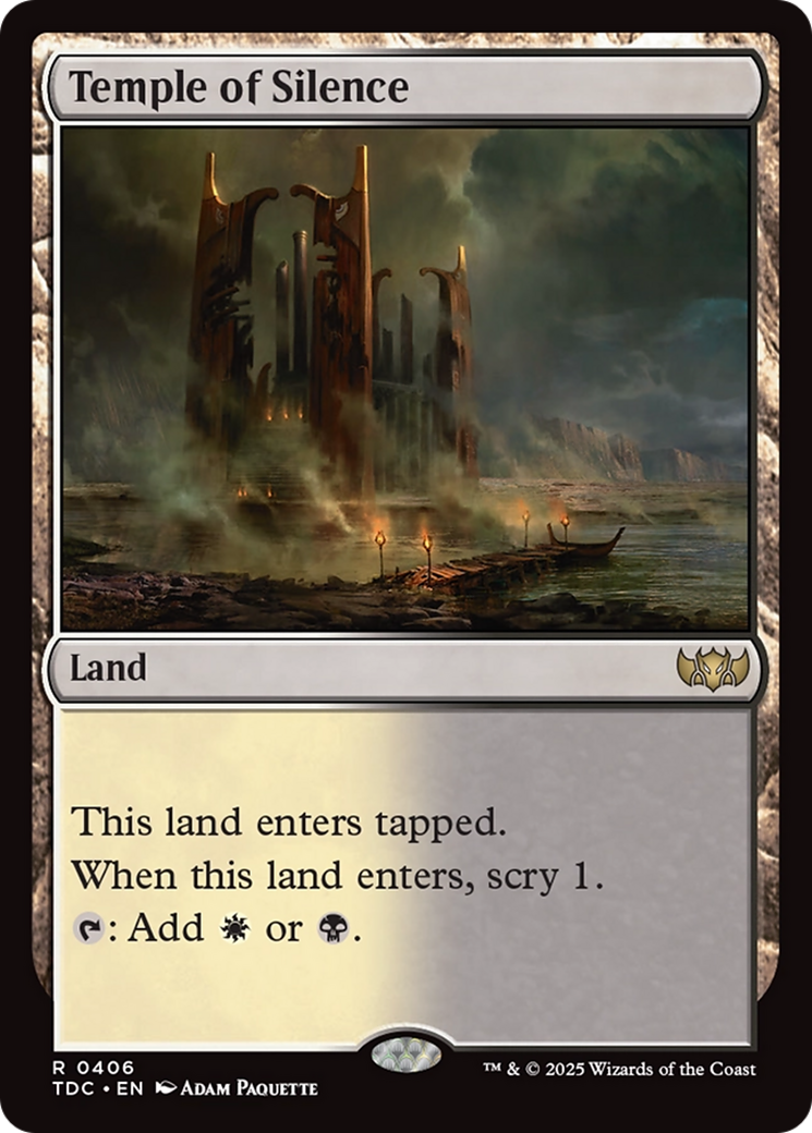 Temple of Silence [Tarkir: Dragonstorm Commander] | Eastridge Sports Cards & Games