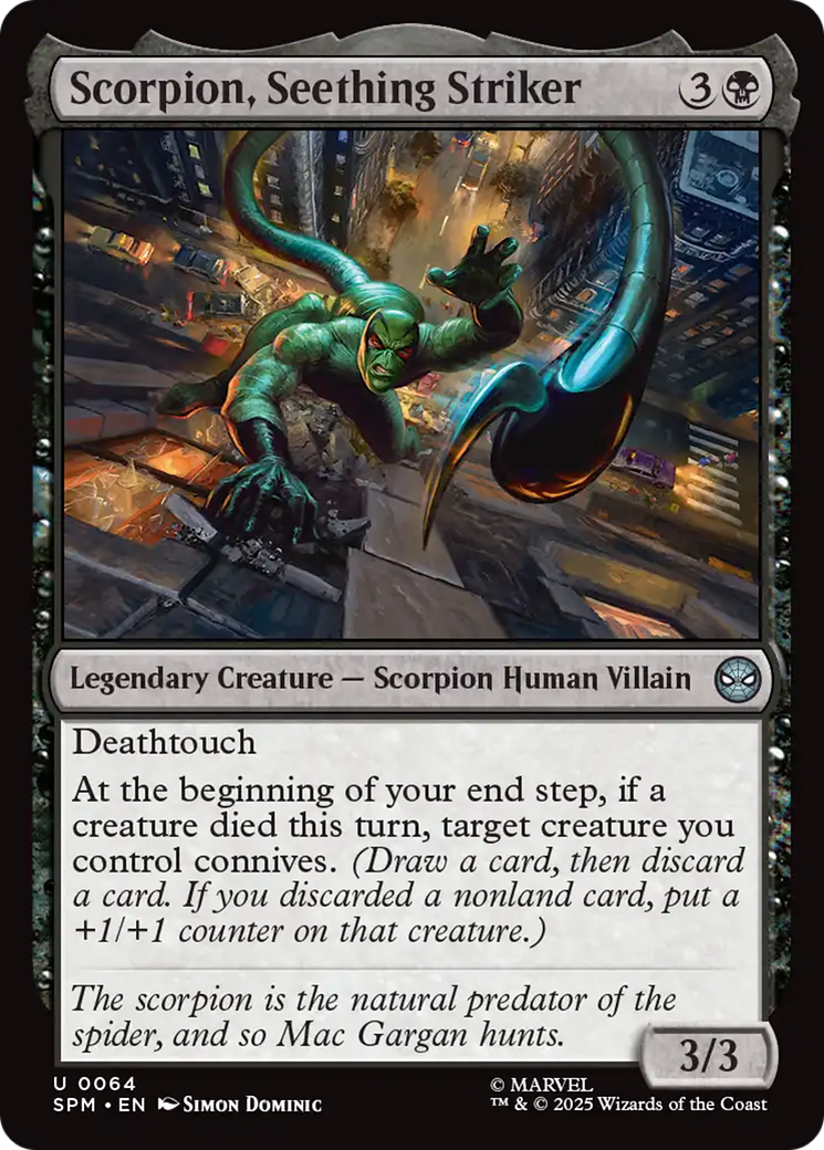 Scorpion, Seething Striker [Marvel's Spider-Man] | Eastridge Sports Cards & Games