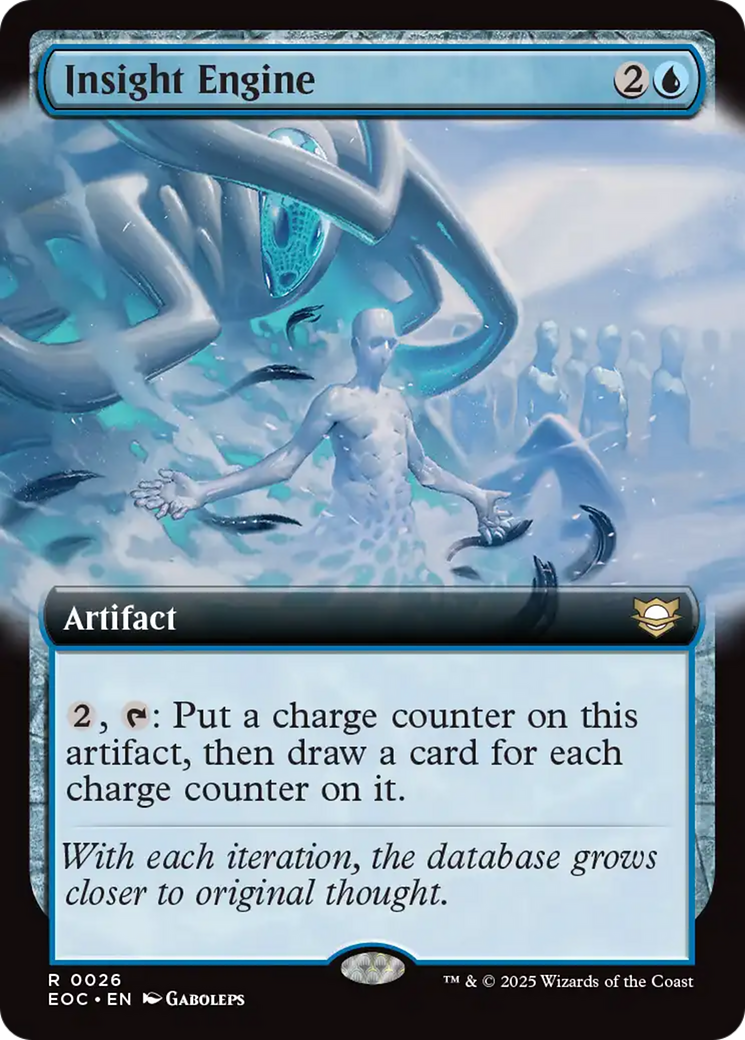 Insight Engine (Extended Art) [Edge of Eternities Commander] | Eastridge Sports Cards & Games