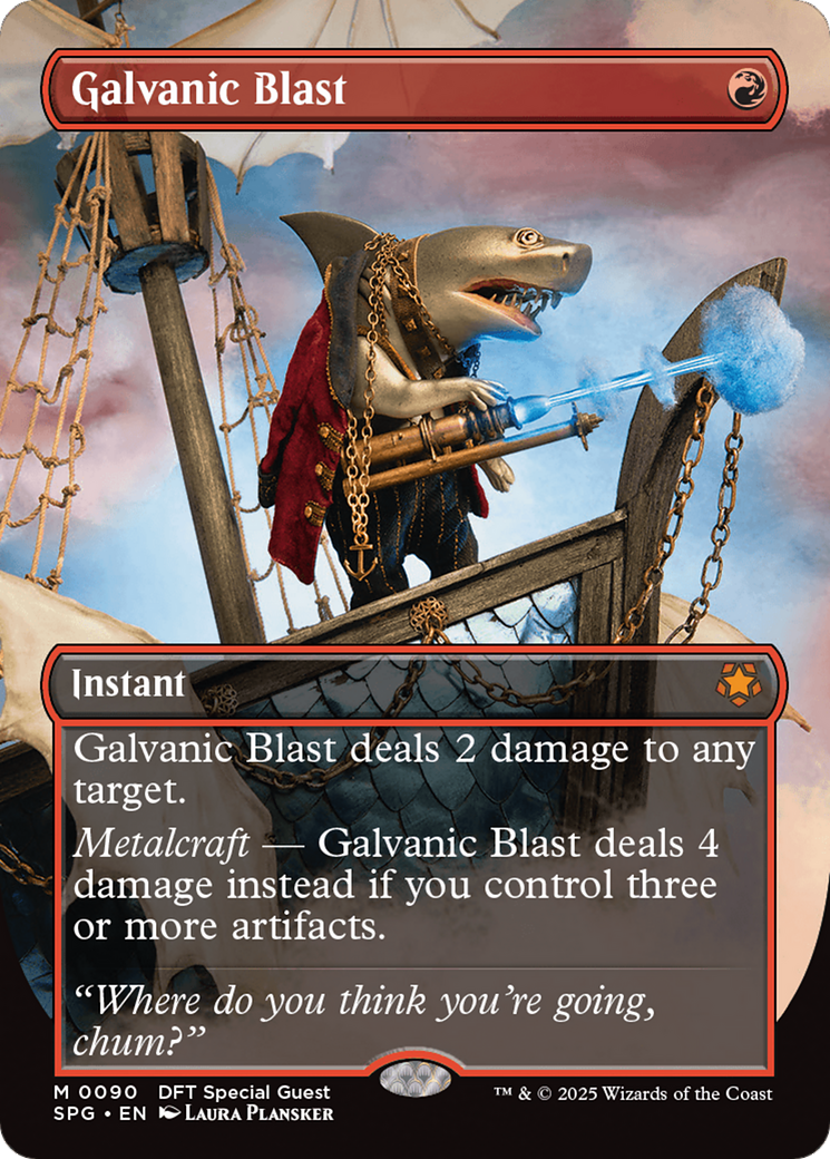 Galvanic Blast (Borderless) [Aetherdrift Special Guests] | Eastridge Sports Cards & Games
