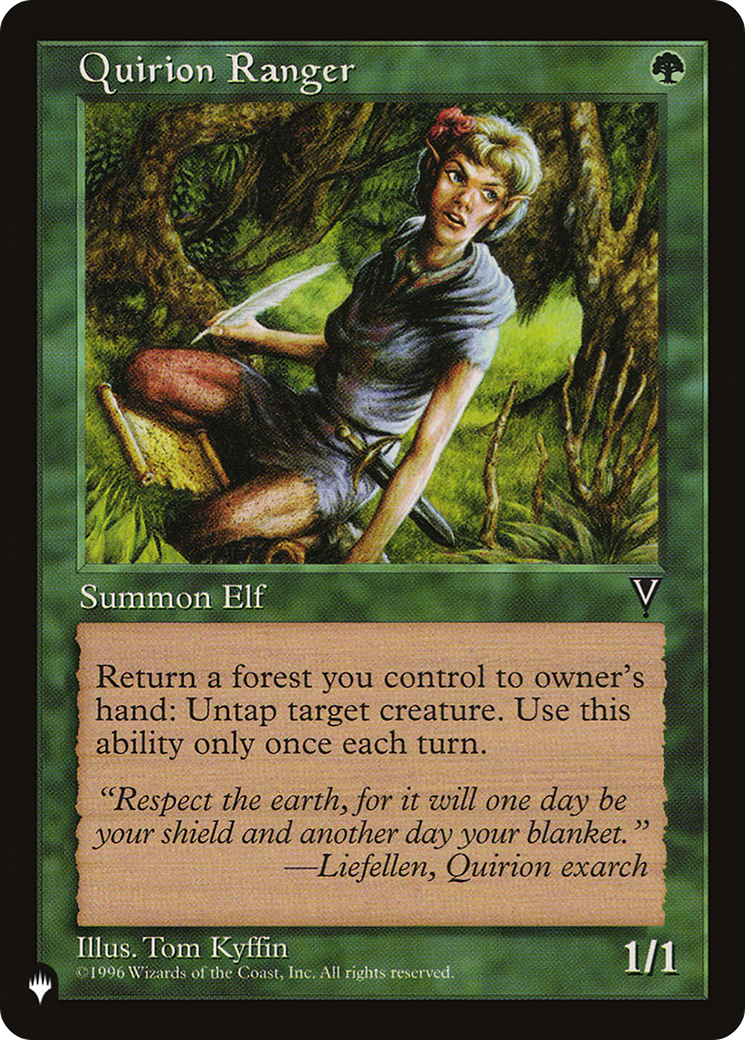 Quirion Ranger [The List Reprints] | Eastridge Sports Cards & Games