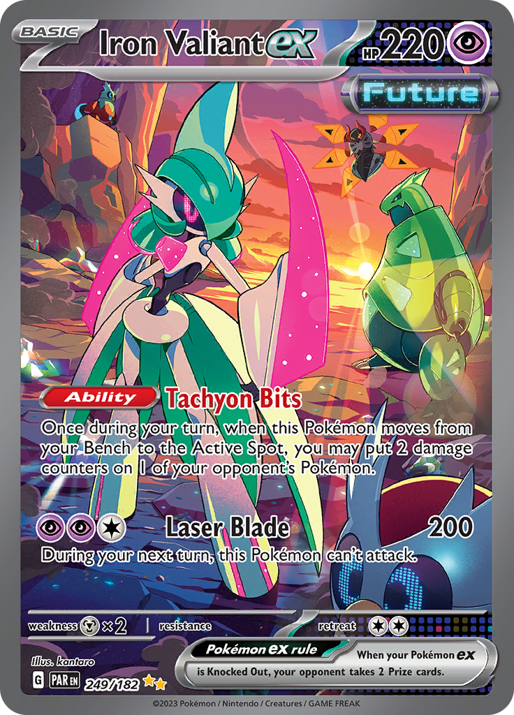 Iron Valiant ex (249/182) [Scarlet & Violet: Paradox Rift] | Eastridge Sports Cards & Games