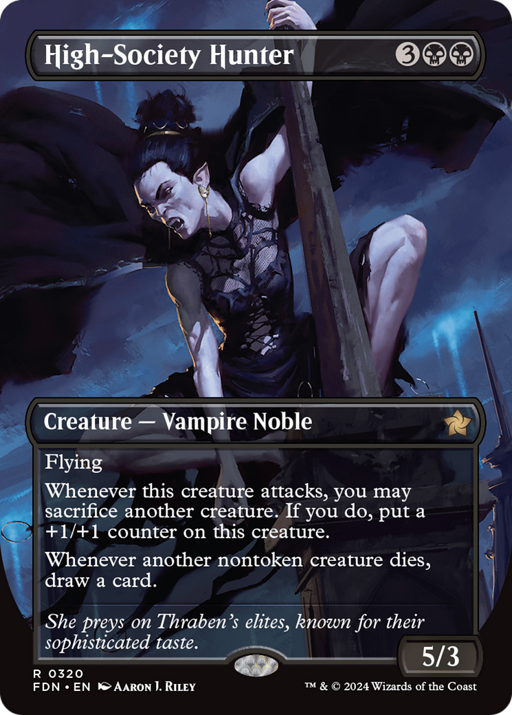 High-Society Hunter (Borderless) [Foundations] | Eastridge Sports Cards & Games