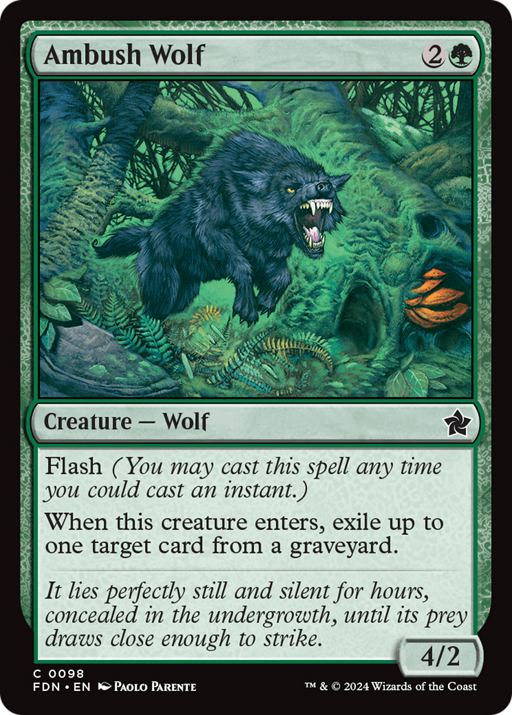 Ambush Wolf [Foundations] | Eastridge Sports Cards & Games