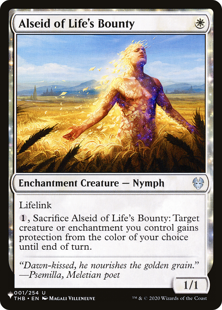 Alseid of Life's Bounty [The List] | Eastridge Sports Cards & Games