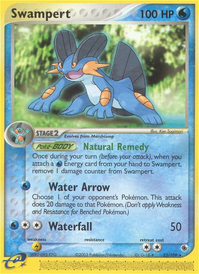 Swampert (23/109) [EX: Ruby & Sapphire] | Eastridge Sports Cards & Games