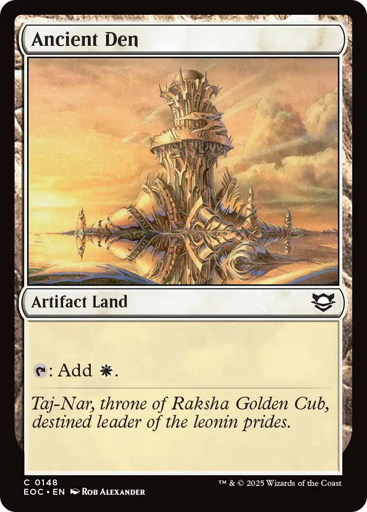 Ancient Den [Edge of Eternities Commander] | Eastridge Sports Cards & Games