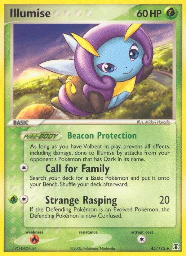 Illumise (45/113) [EX: Delta Species] | Eastridge Sports Cards & Games