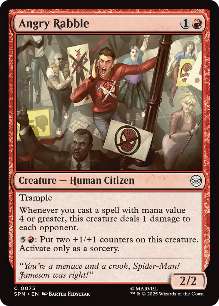 Angry Rabble [Marvel's Spider-Man] | Eastridge Sports Cards & Games