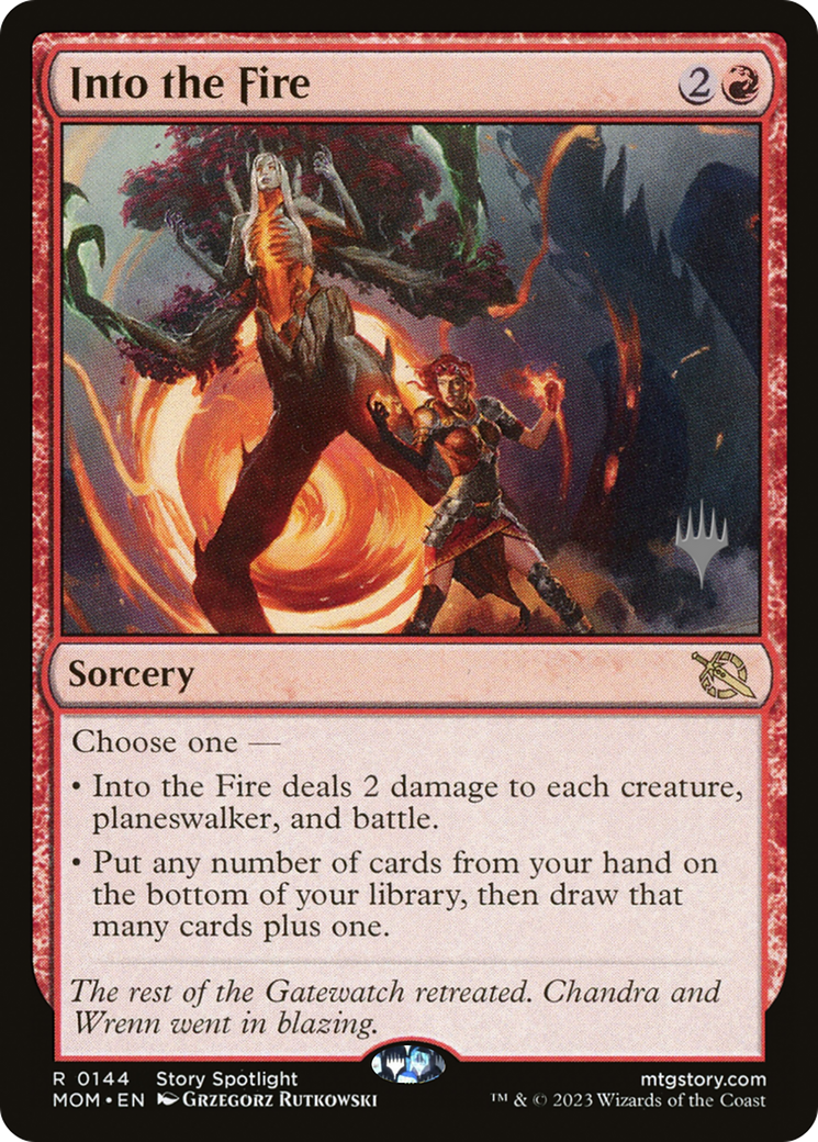 Into the Fire (Promo Pack) [March of the Machine Promos] | Eastridge Sports Cards & Games
