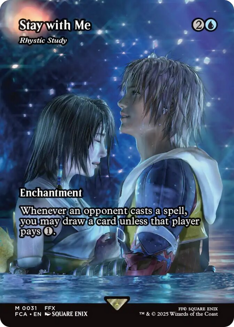 Stay with Me - Rhystic Study (Showcase) [FINAL FANTASY : Through the Ages] | Eastridge Sports Cards & Games