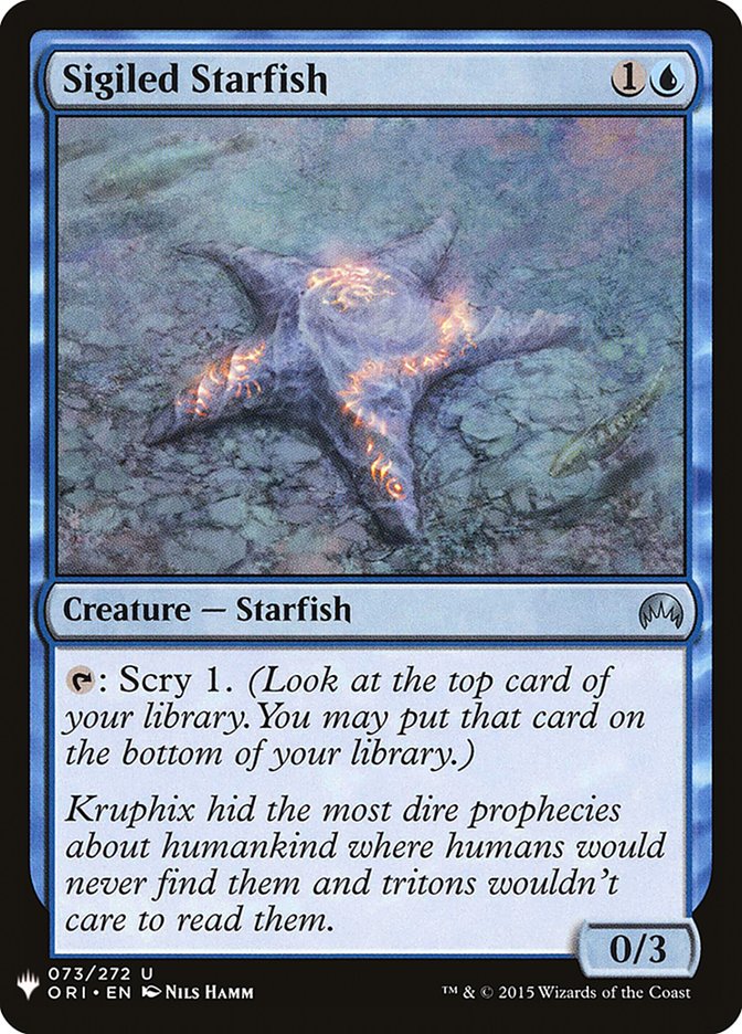 Sigiled Starfish [Mystery Booster] | Eastridge Sports Cards & Games