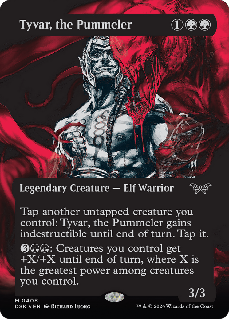 Tyvar, the Pummeler (Showcase) (Textured) [Duskmourn: House of Horror] | Eastridge Sports Cards & Games