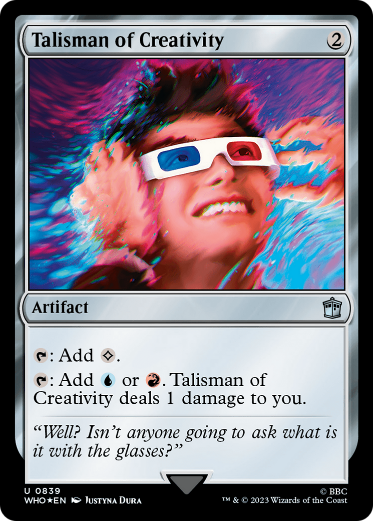 Talisman of Creativity (Surge Foil) [Doctor Who] | Eastridge Sports Cards & Games