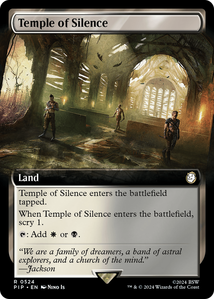 Temple of Silence (Extended Art) [Fallout] | Eastridge Sports Cards & Games