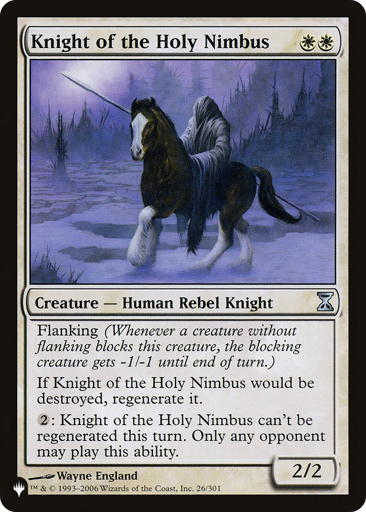 Knight of the Holy Nimbus [The List Reprints] | Eastridge Sports Cards & Games