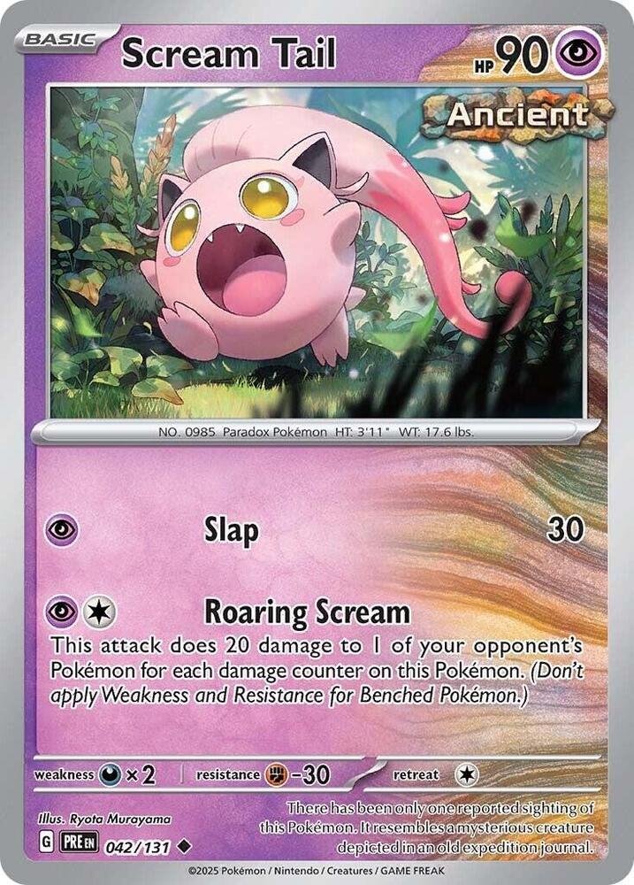 Scream Tail (042/131) [Scarlet & Violet: Prismatic Evolutions] | Eastridge Sports Cards & Games