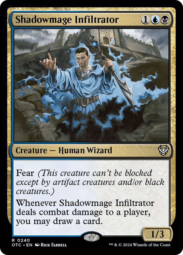 Shadowmage Infiltrator [Outlaws of Thunder Junction Commander] | Eastridge Sports Cards & Games