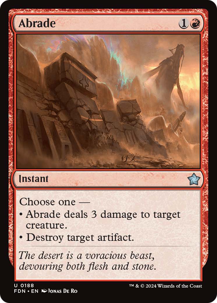 Abrade [Foundations] | Eastridge Sports Cards & Games