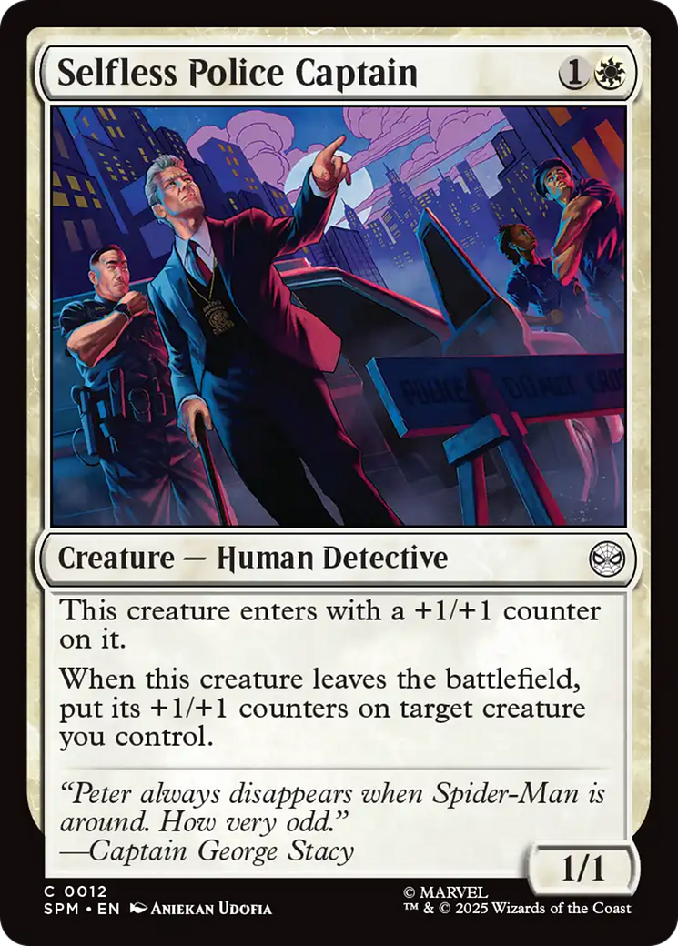 Selfless Police Captain [Marvel's Spider-Man] | Eastridge Sports Cards & Games