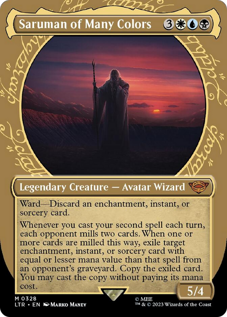 Saruman of Many Colors (Showcase Ring Frame) [The Lord of the Rings: Tales of Middle-Earth] | Eastridge Sports Cards & Games