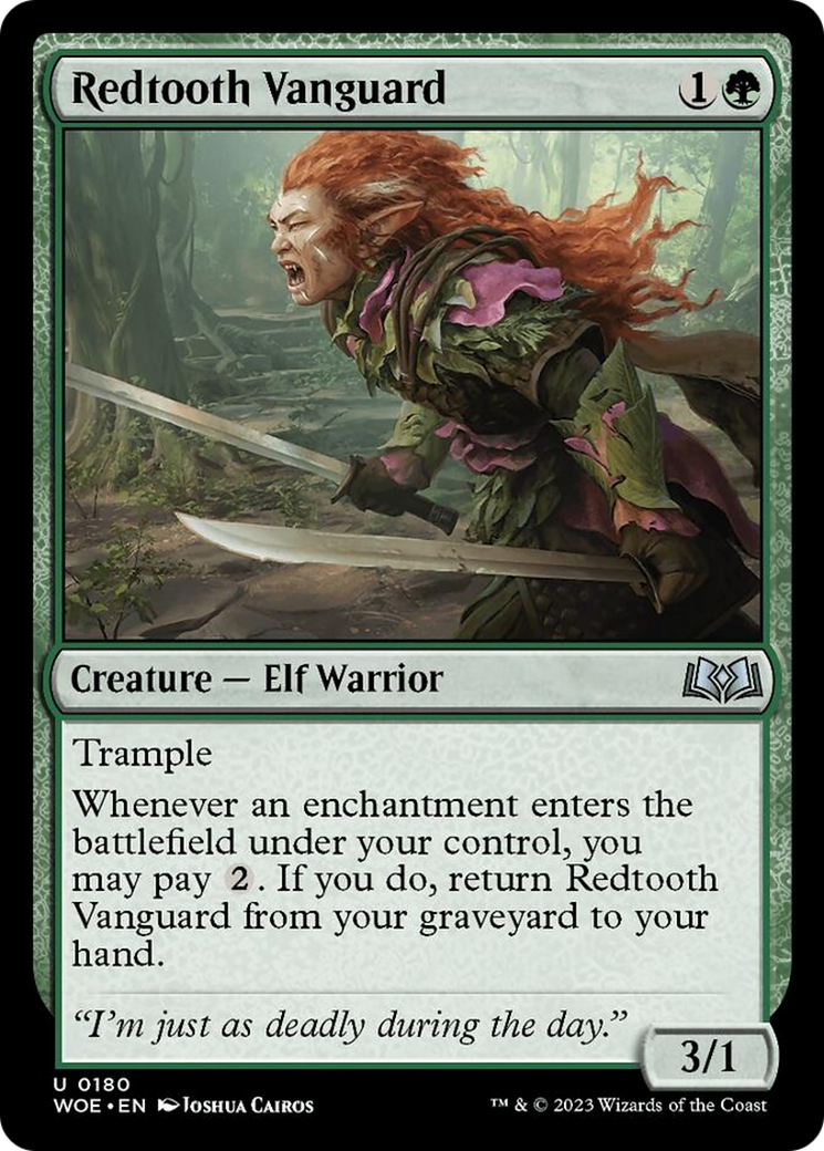 Redtooth Vanguard [Wilds of Eldraine] | Eastridge Sports Cards & Games