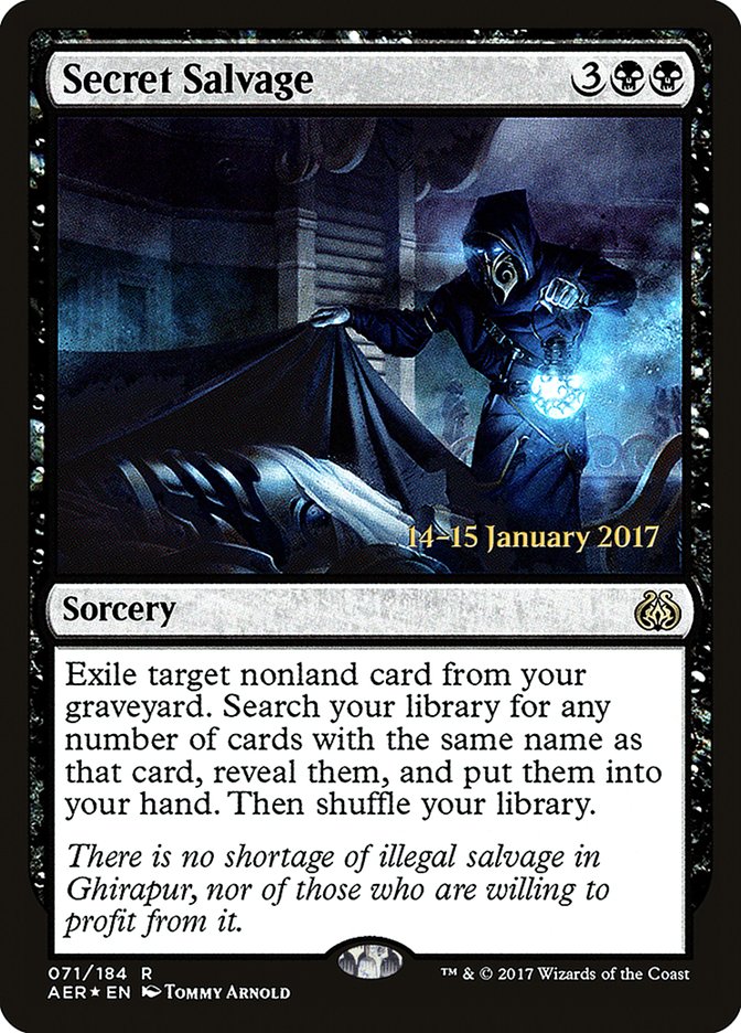 Secret Salvage [Aether Revolt Prerelease Promos] | Eastridge Sports Cards & Games