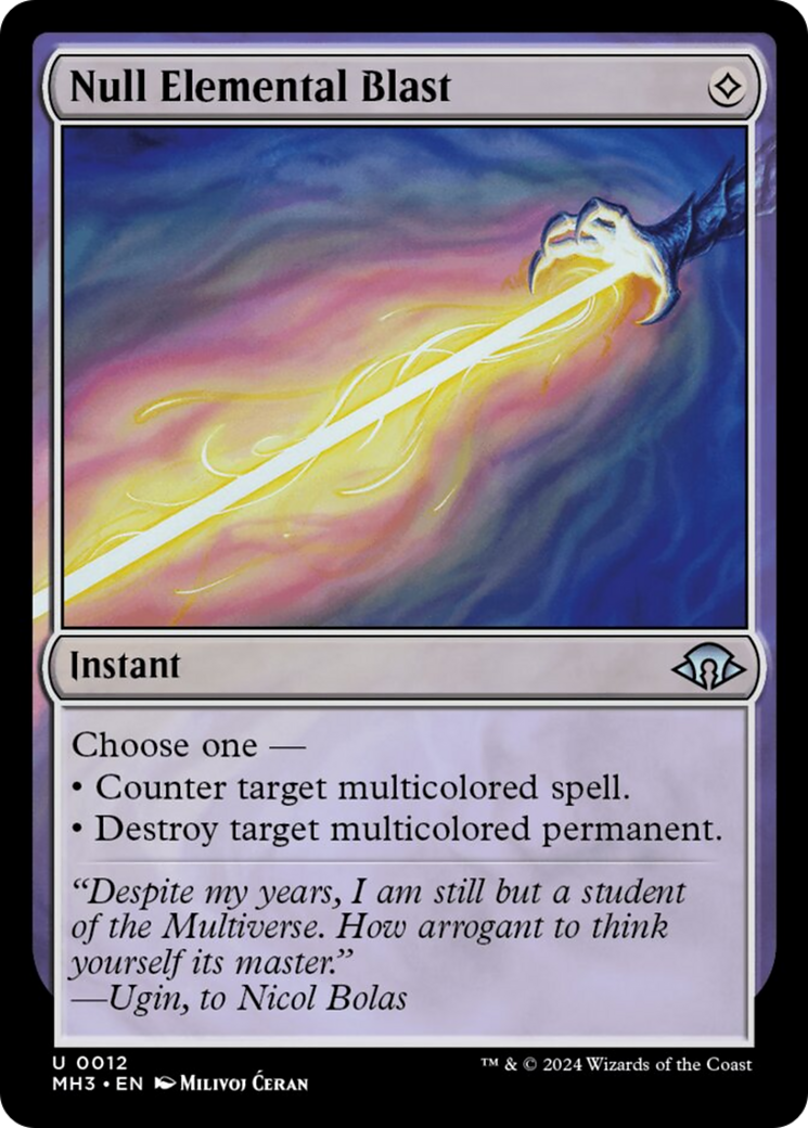 Null Elemental Blast [Modern Horizons 3] | Eastridge Sports Cards & Games