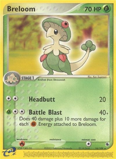 Breloom (16/109) [EX: Ruby & Sapphire] | Eastridge Sports Cards & Games