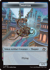 Servo // Thopter (0009) Double-Sided Token [Aetherdrift Tokens] | Eastridge Sports Cards & Games