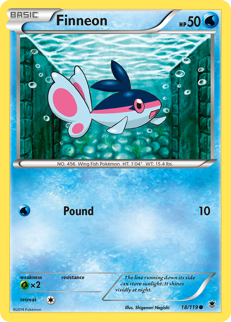Finneon (18/119) [XY: Phantom Forces] | Eastridge Sports Cards & Games