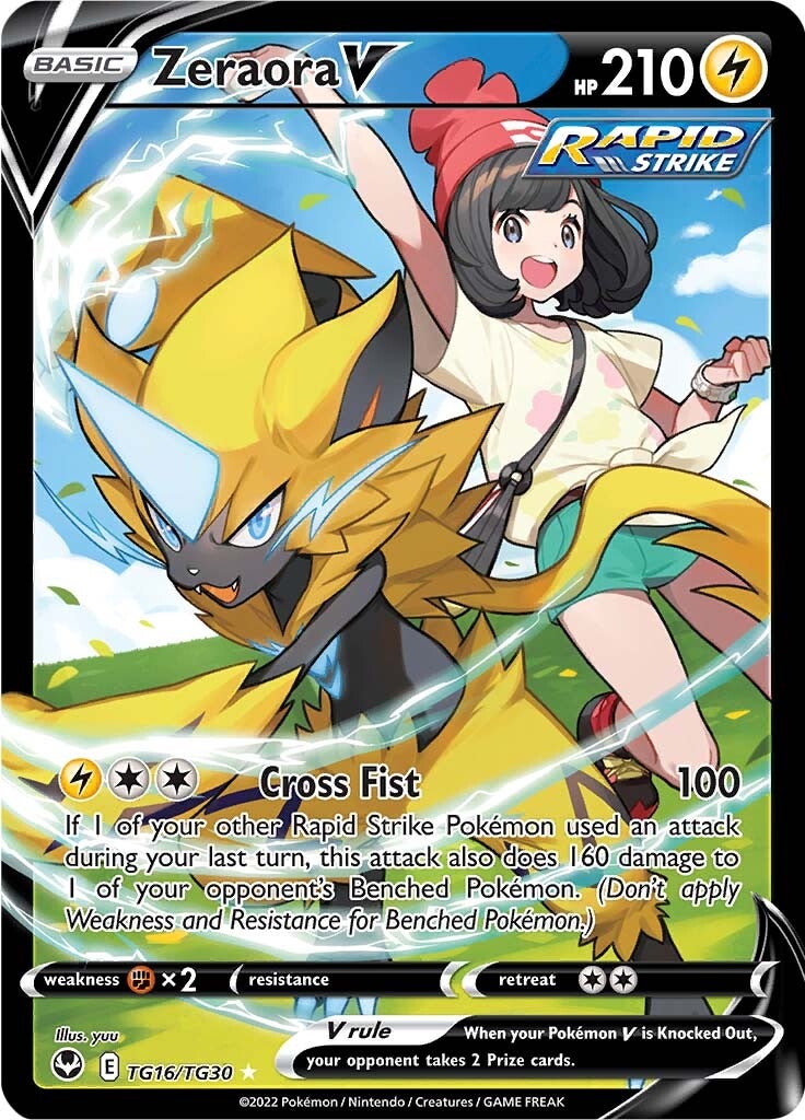 Zeraora V (TG16/TG30) [Sword & Shield: Silver Tempest] | Eastridge Sports Cards & Games