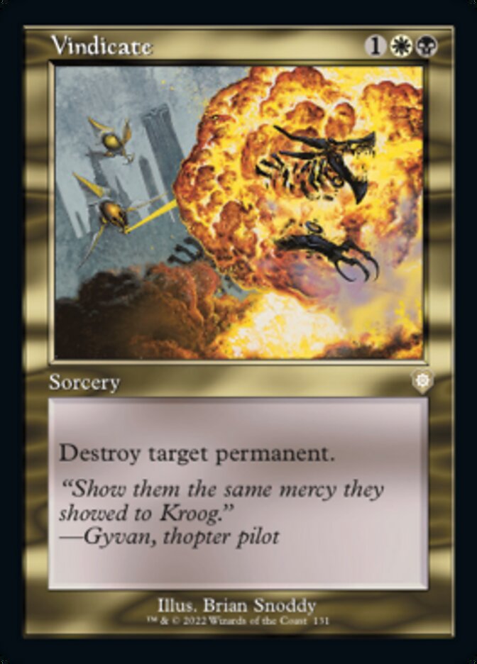 Vindicate (Retro) [The Brothers' War Commander] | Eastridge Sports Cards & Games