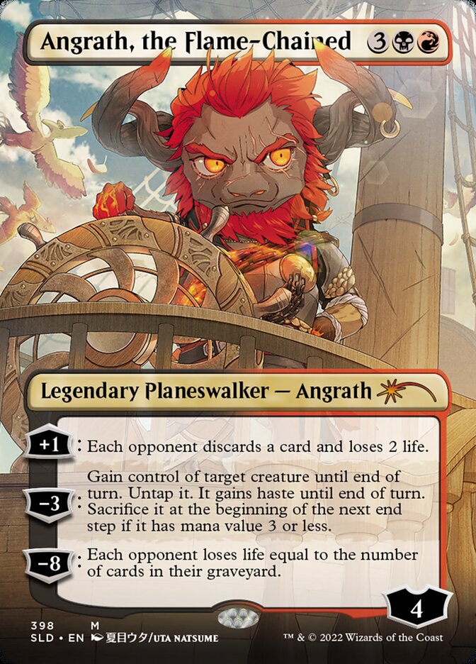 Angrath, the Flame-Chained (Borderless) [Secret Lair Drop Series] | Eastridge Sports Cards & Games