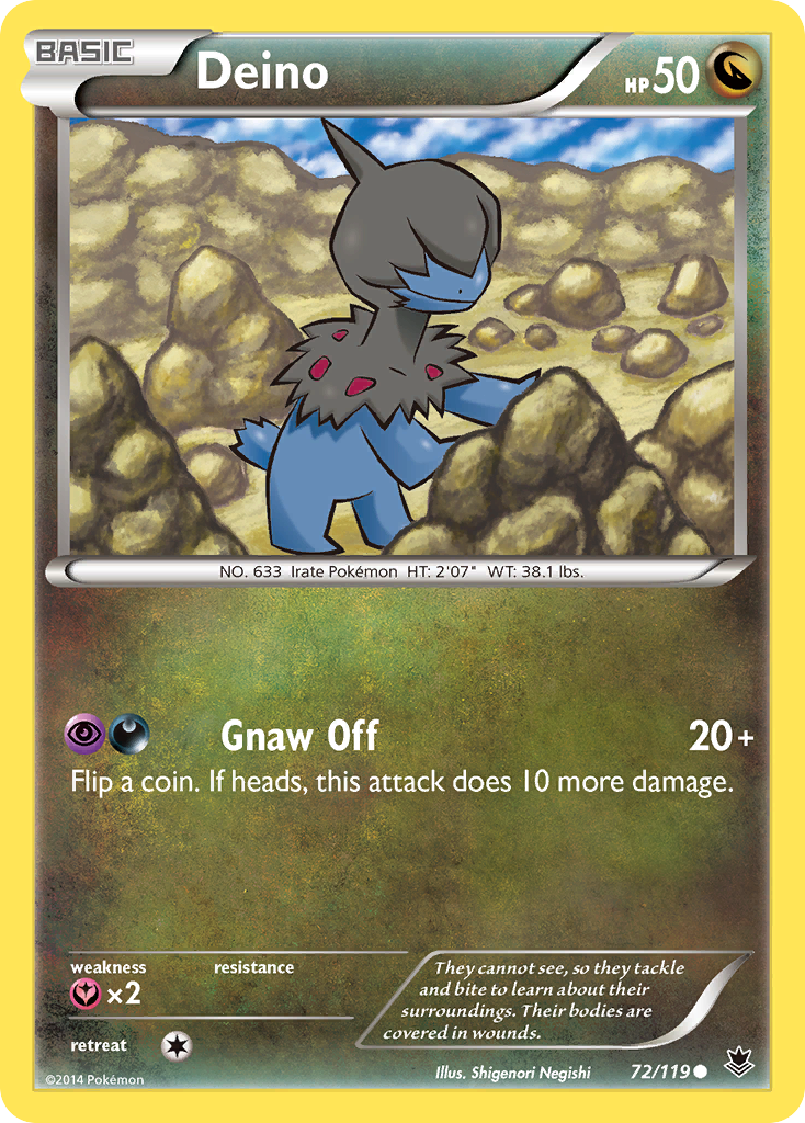 Deino (72/119) [XY: Phantom Forces] | Eastridge Sports Cards & Games