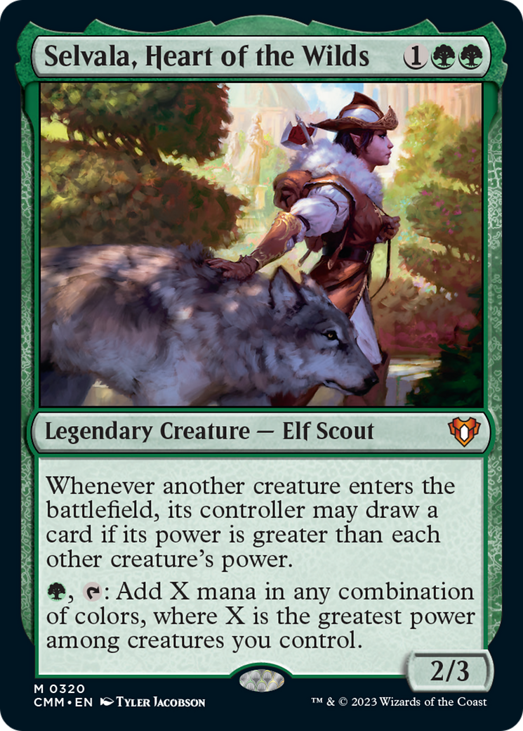 Selvala, Heart of the Wilds [Commander Masters] | Eastridge Sports Cards & Games